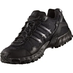 adidas Performance Men's Rockadia Trail M Running Shoe, Black/Black/Dark Grey Heather, 11 M US
