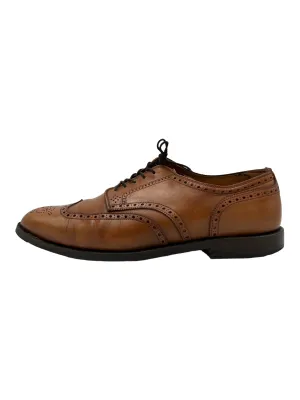Alden 966 Wingtip Tan Oxford Saddle Shoes