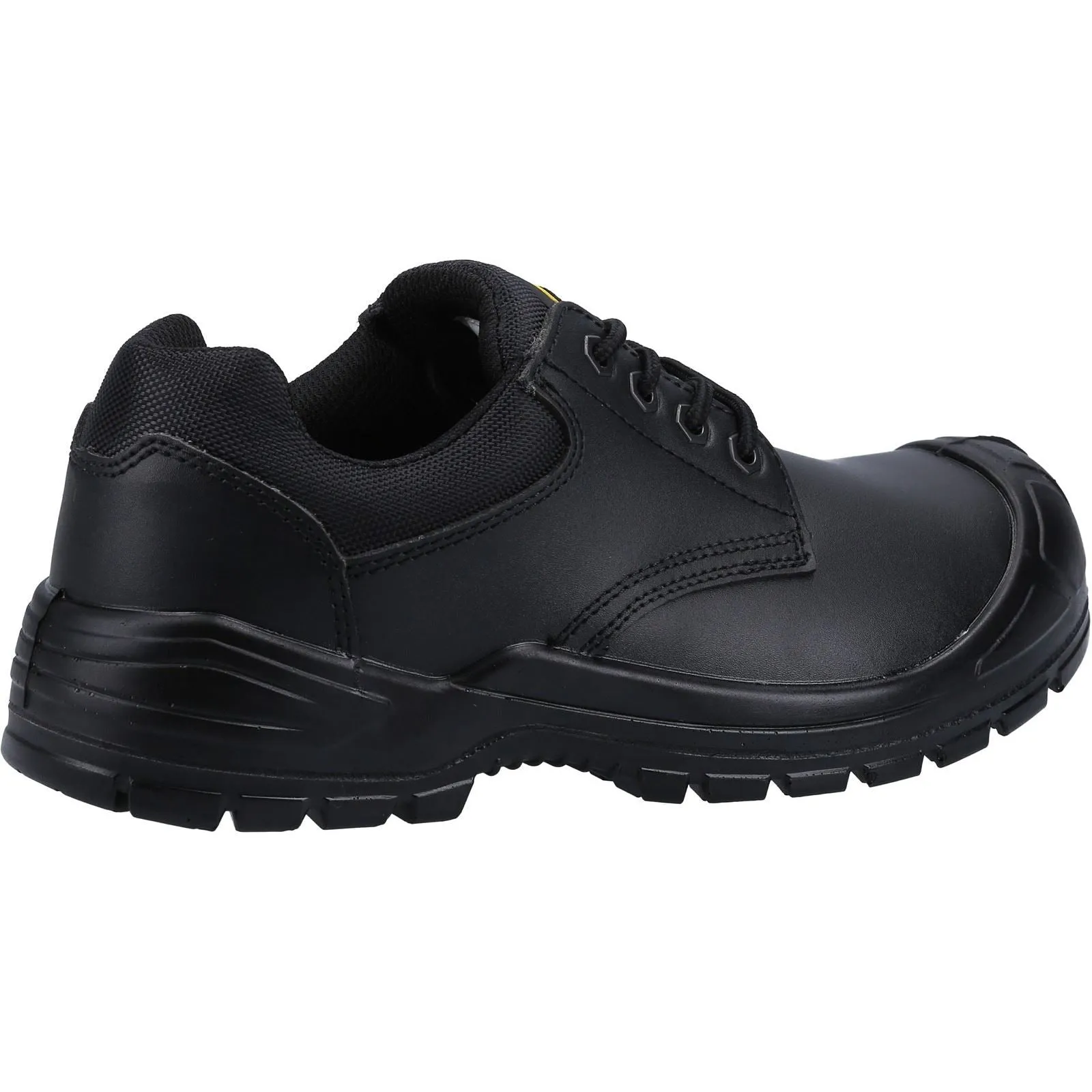 Amblers Safety 66 Black Leather Unisex Shoes- Safety