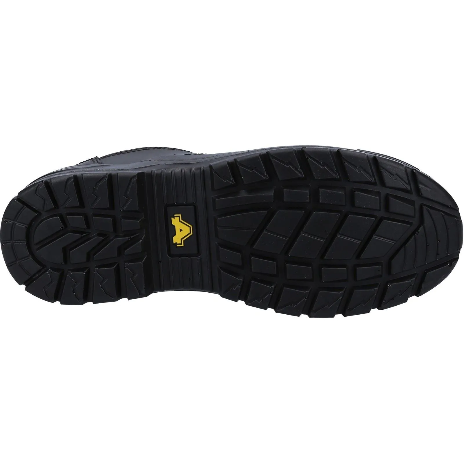 Amblers Safety 66 Black Leather Unisex Shoes- Safety