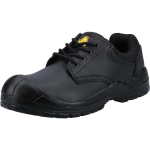 Amblers Safety 66 Black Leather Unisex Shoes- Safety
