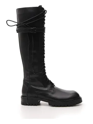 Ann Demeulemeester Knee Combat Boots