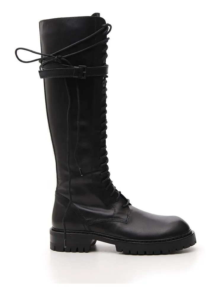 Ann Demeulemeester Knee Combat Boots