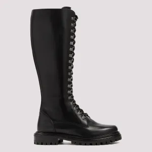 Aquazzura Combat Lace-Up Boots