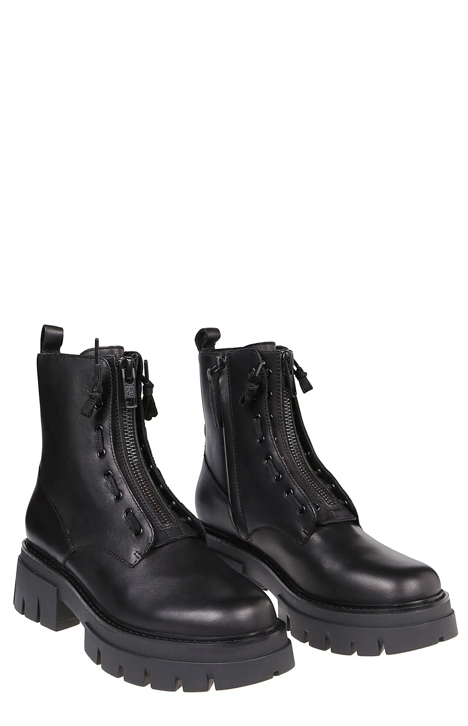 Ash Lynch Zip-Up Combat Boots