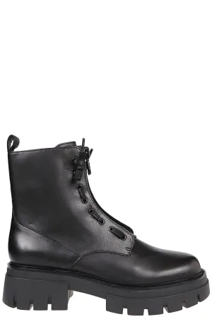 Ash Lynch Zip-Up Combat Boots