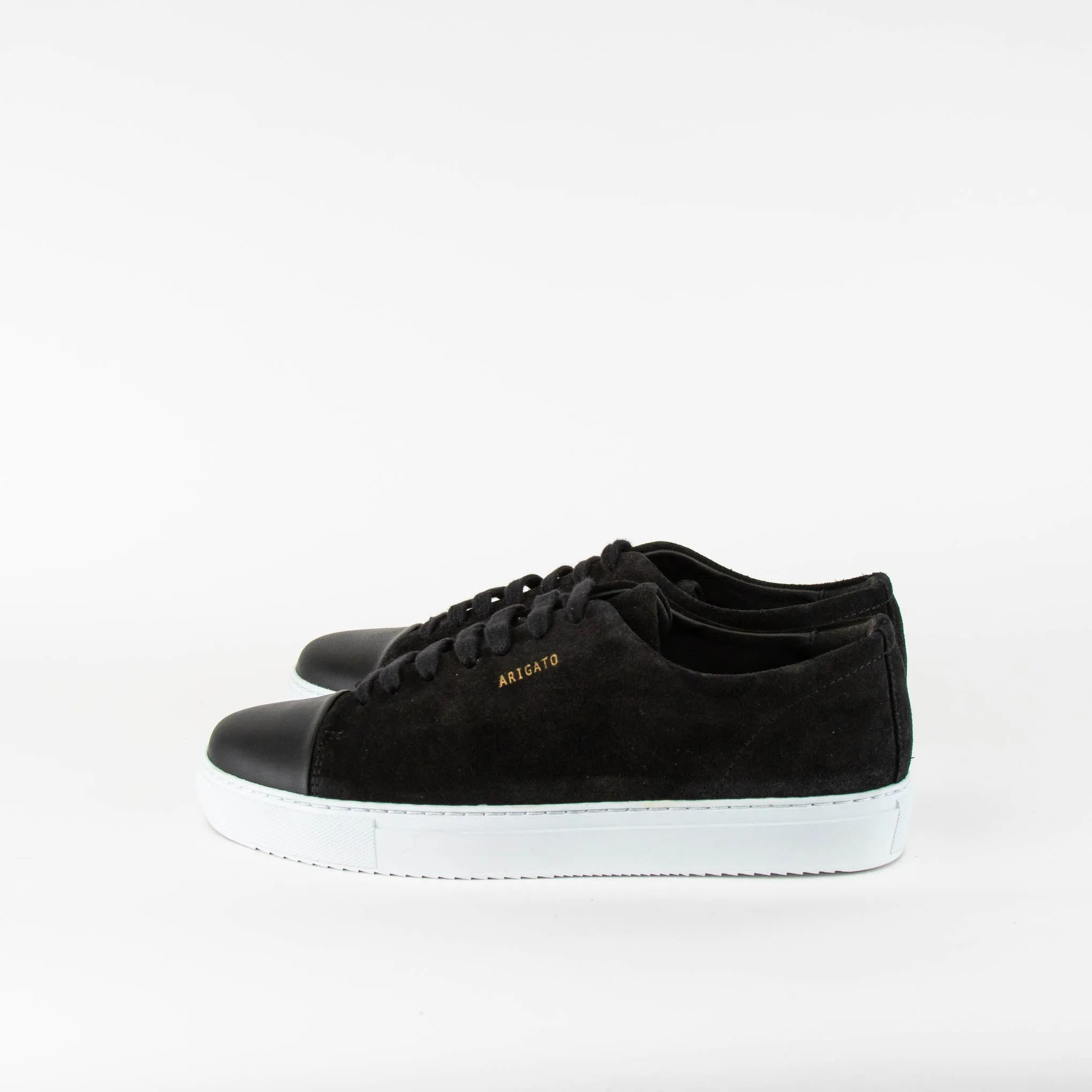 Axel Arigato Cap Toe Black Suede Trainers
