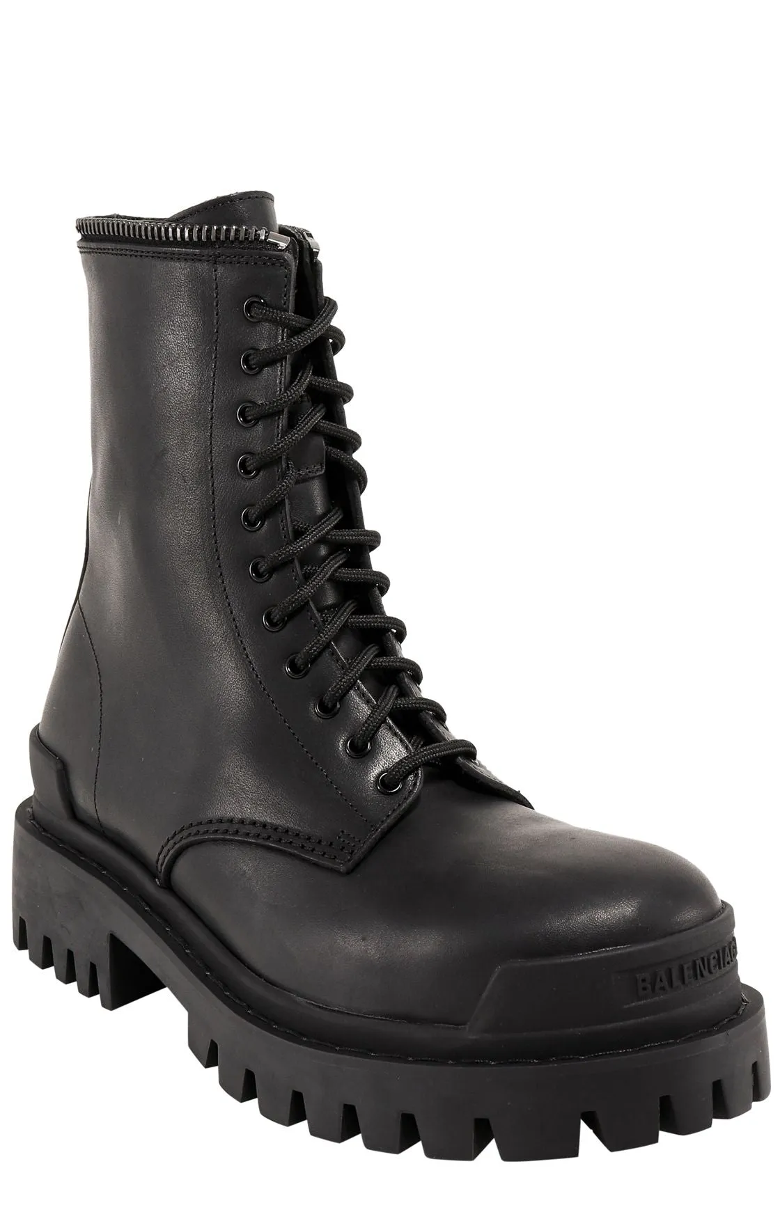 Balenciaga Lace-Up Combat Boots