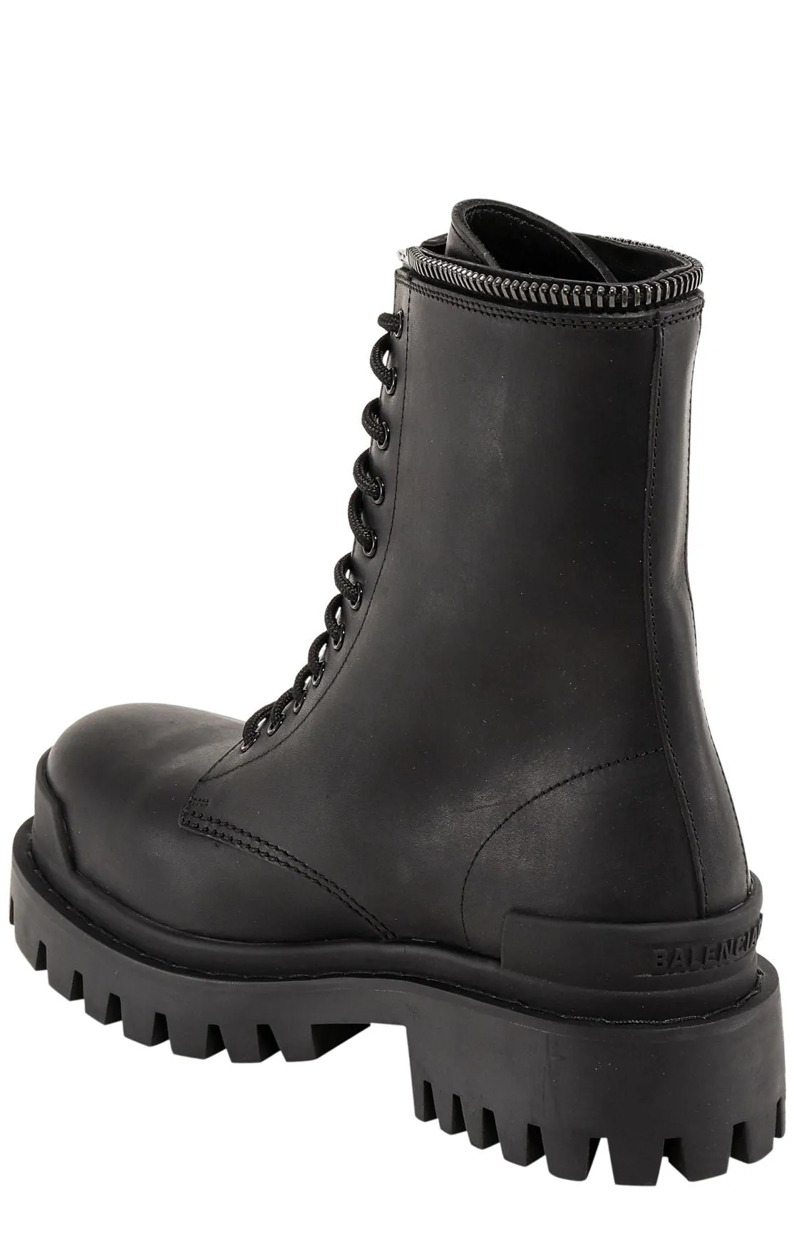 Balenciaga Lace-Up Combat Boots