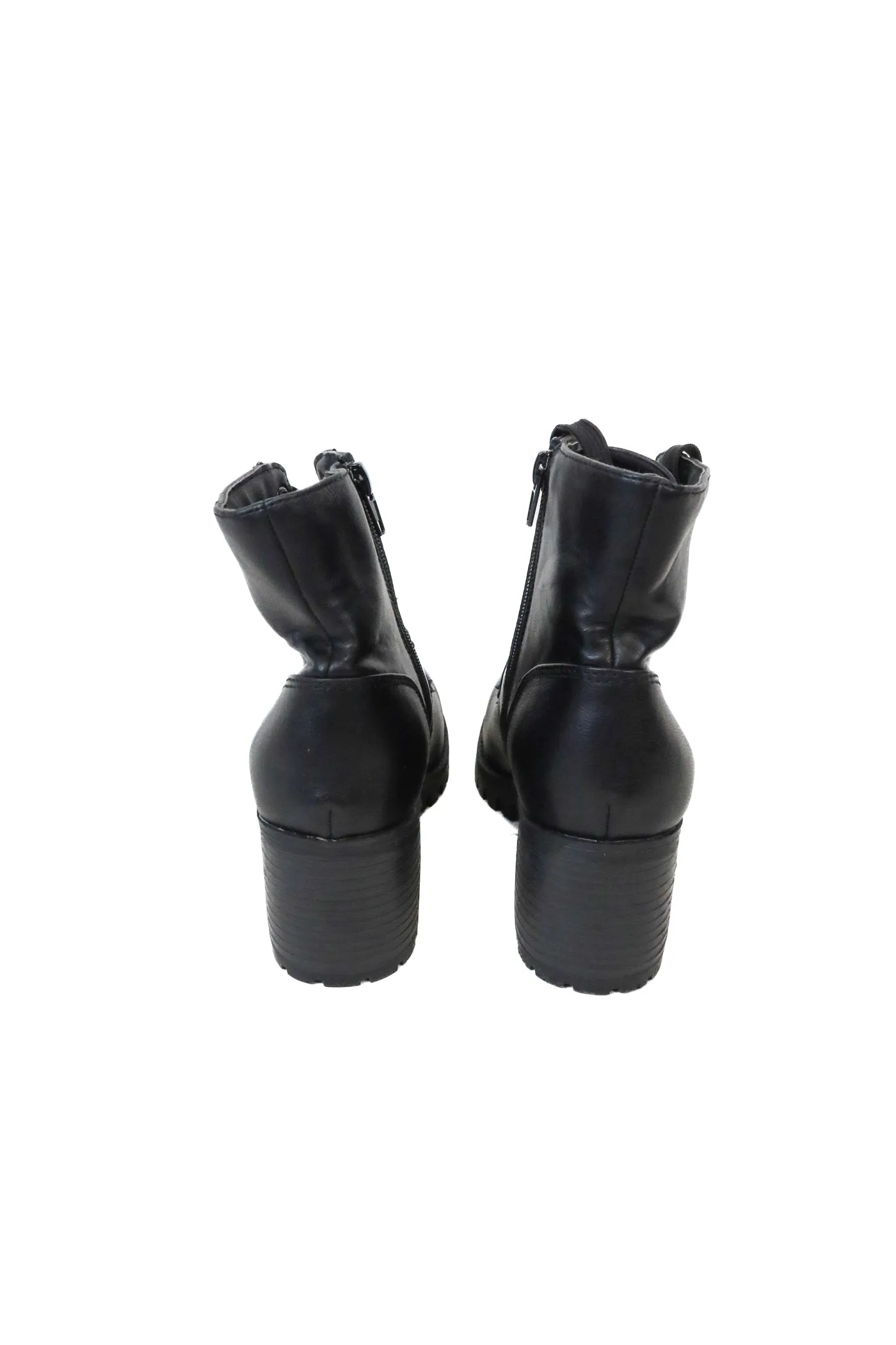 Bamboo Black Combat Boots (7)