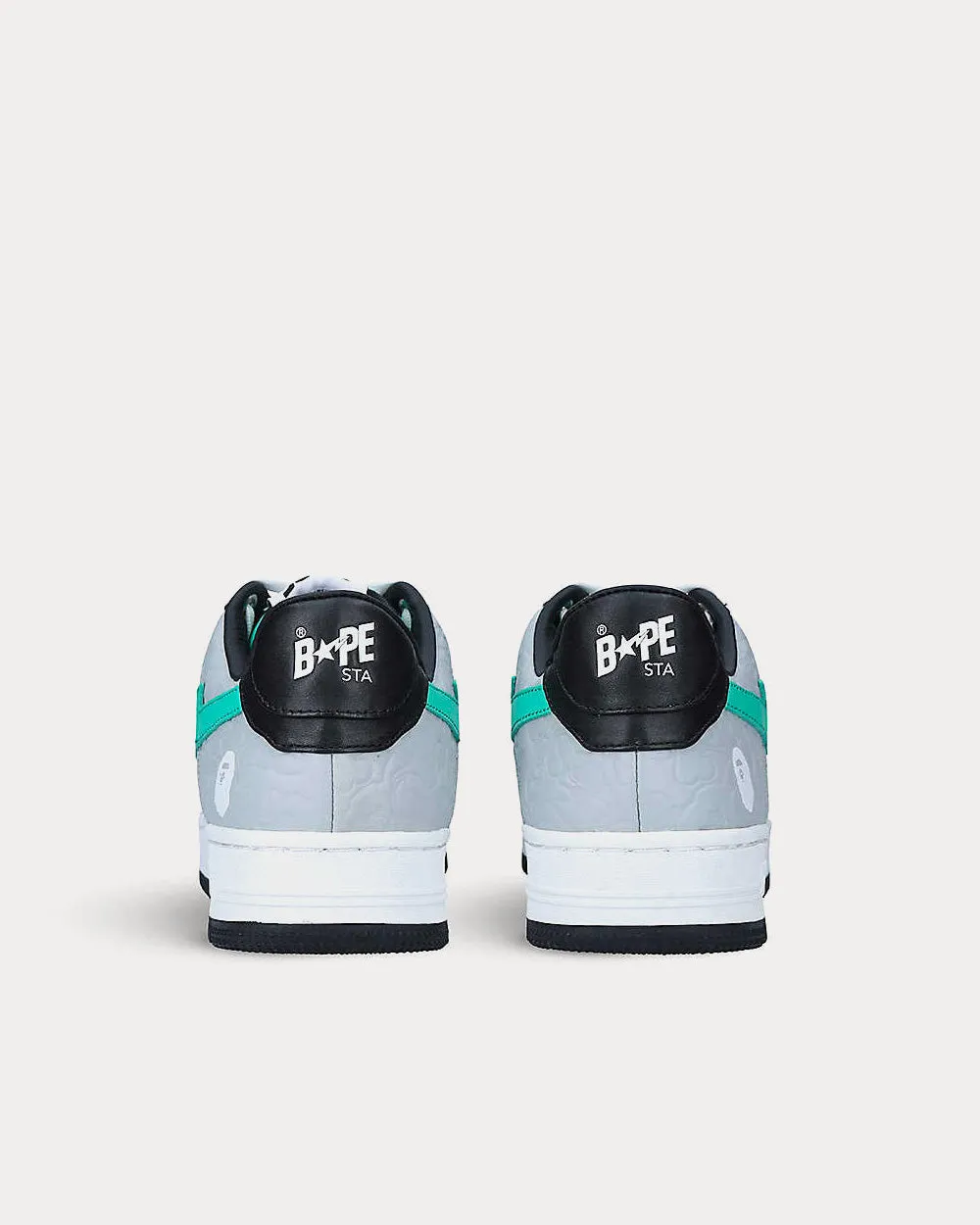 BAPE STA Star-Patch Green / Grey / Black Low Top Sneakers