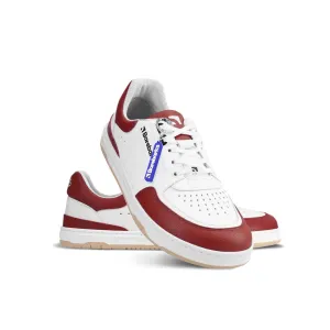 Barebarics Wave Leather Sneaker - White & Crimson Red 44 - Like New