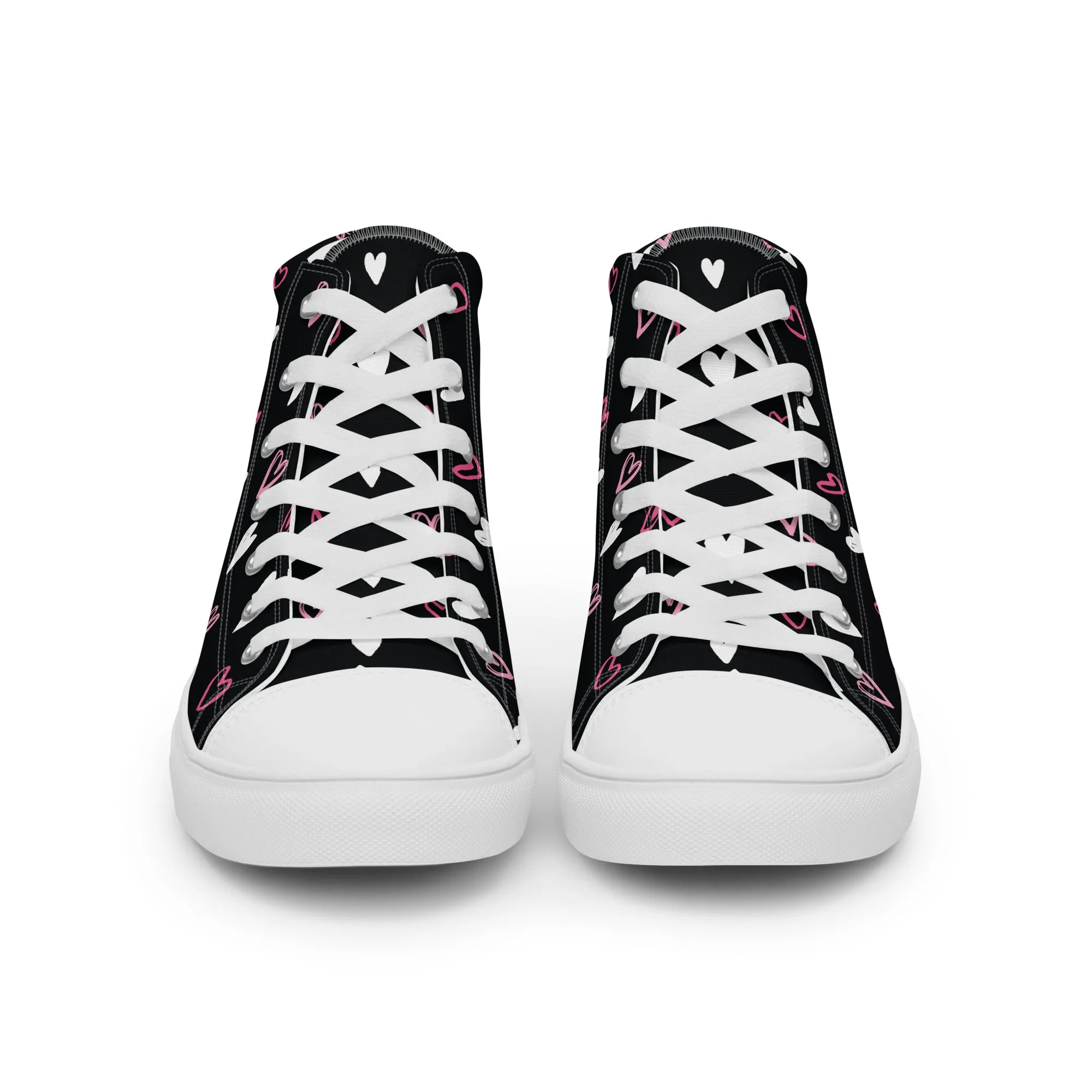 BE MY VALENTINE Women’s High Top Canvas Shoes
