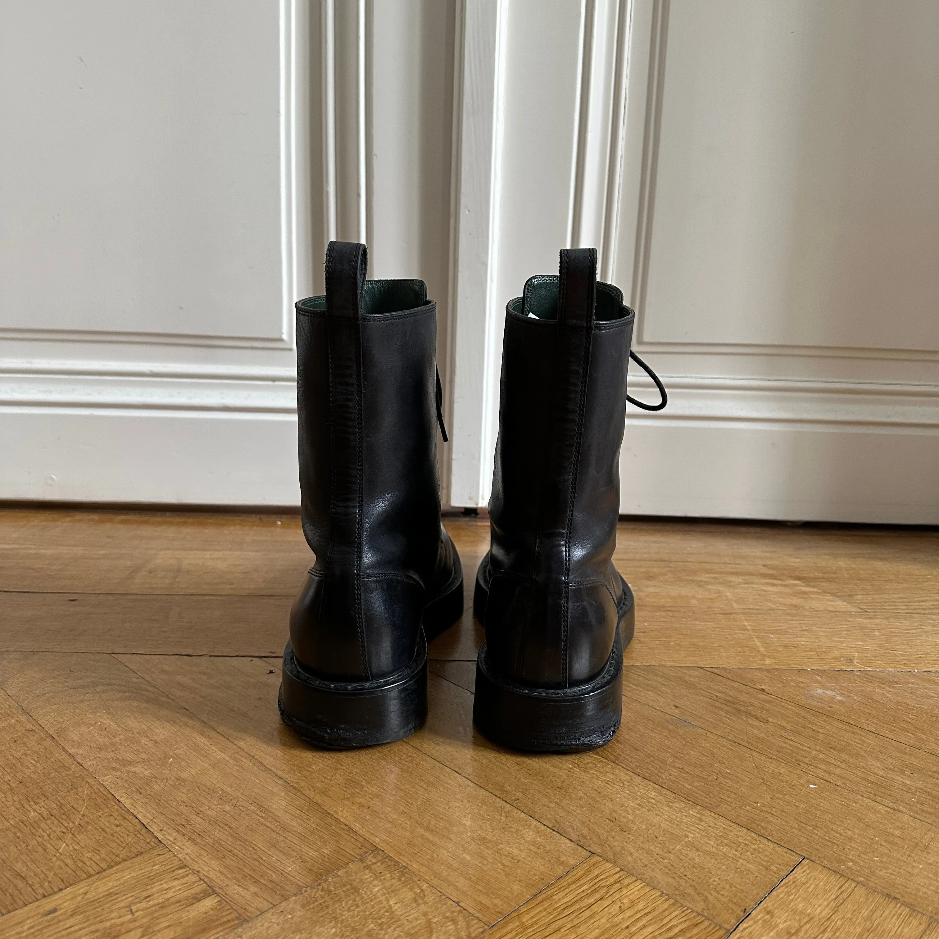 Bottega Veneta FW10 Horse Leather Combat Creeper Boots