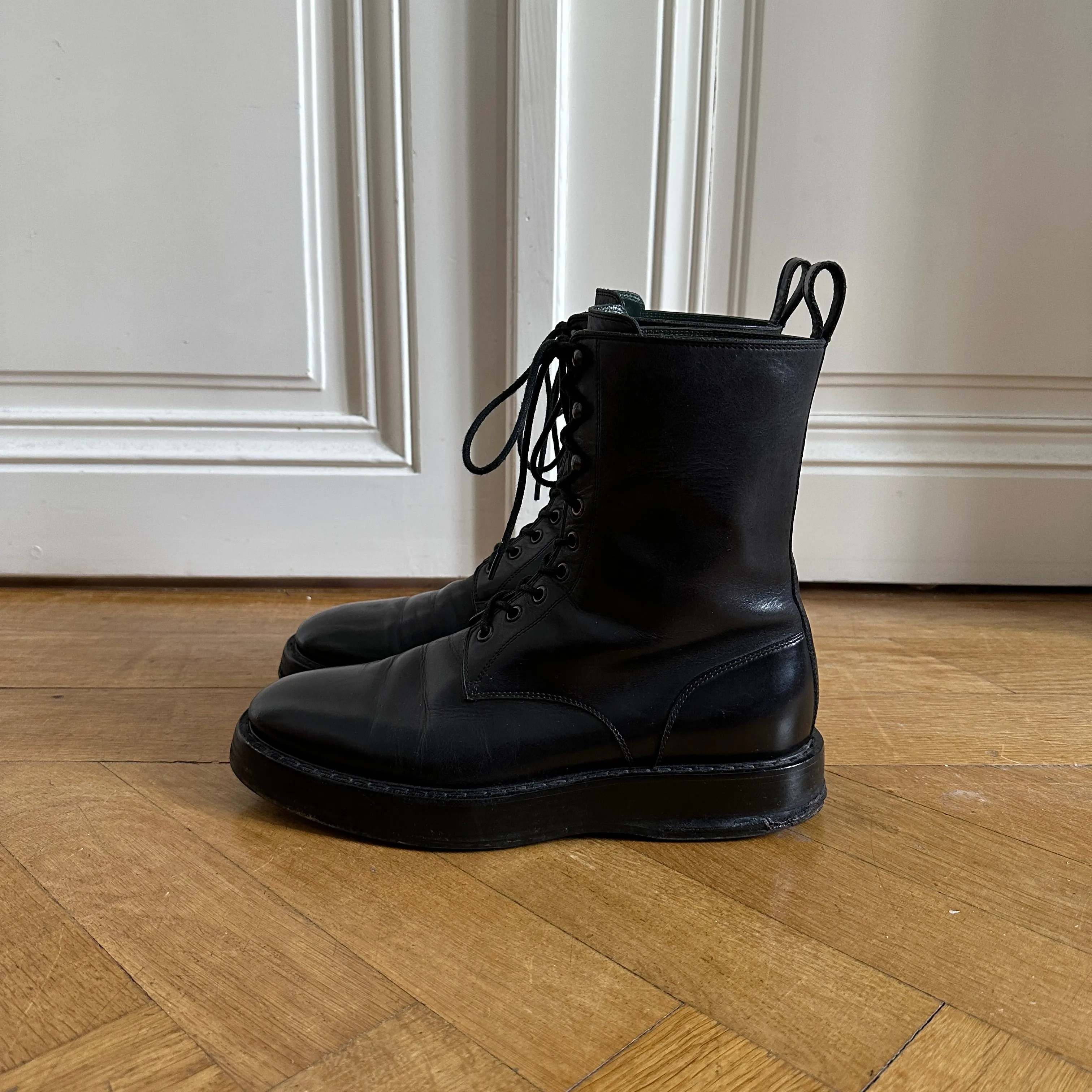 Bottega Veneta FW10 Horse Leather Combat Creeper Boots