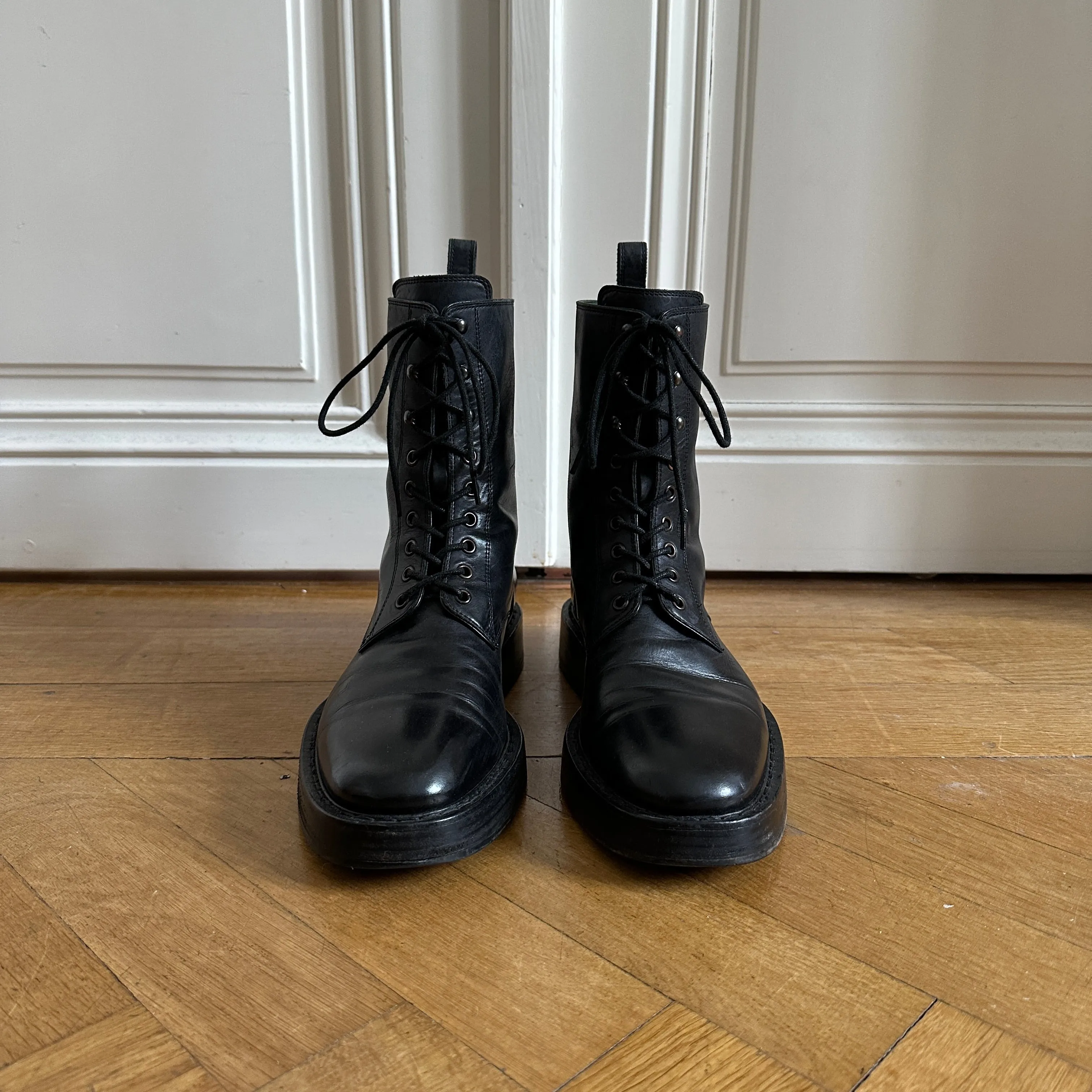 Bottega Veneta FW10 Horse Leather Combat Creeper Boots