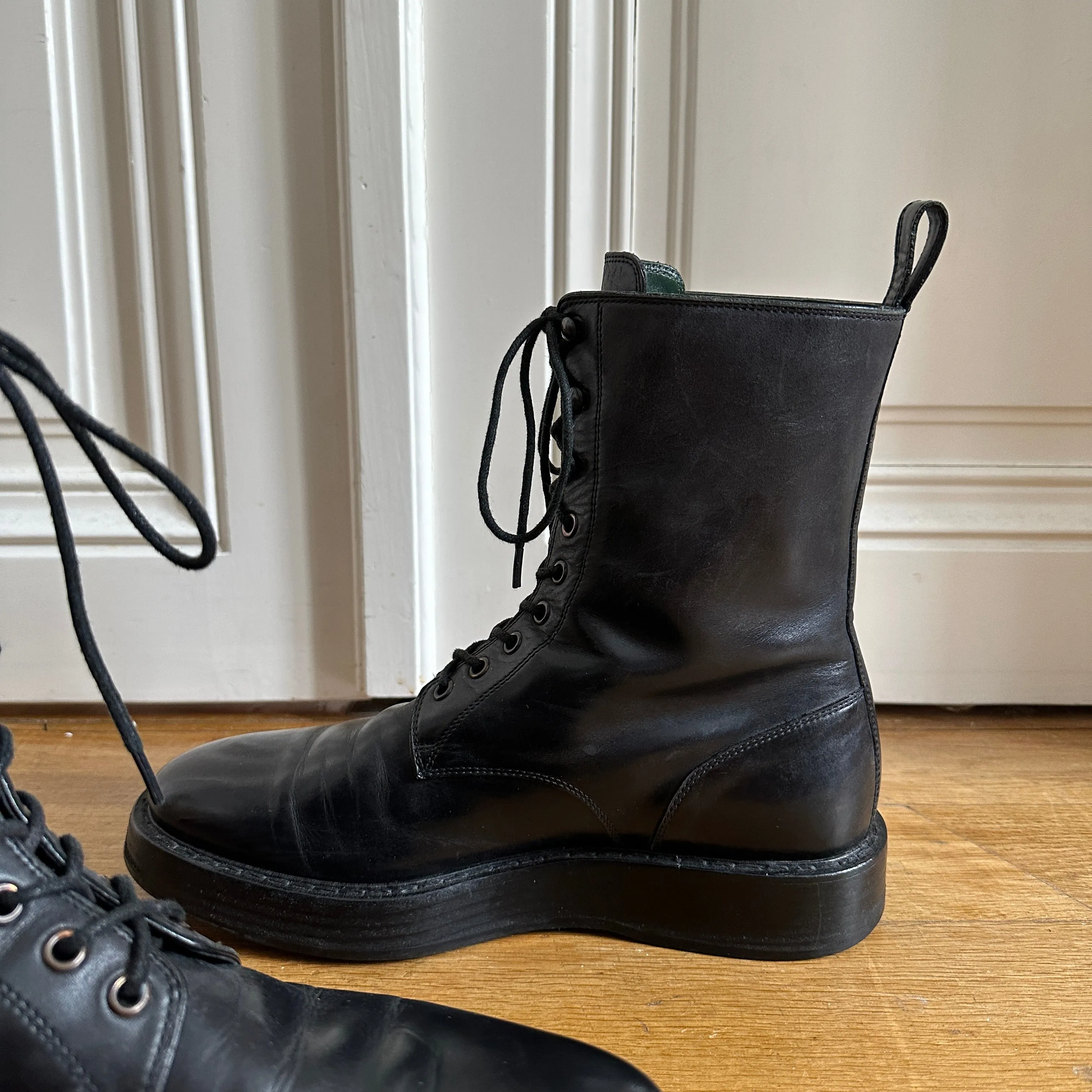 Bottega Veneta FW10 Horse Leather Combat Creeper Boots
