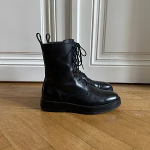 Bottega Veneta FW10 Horse Leather Combat Creeper Boots
