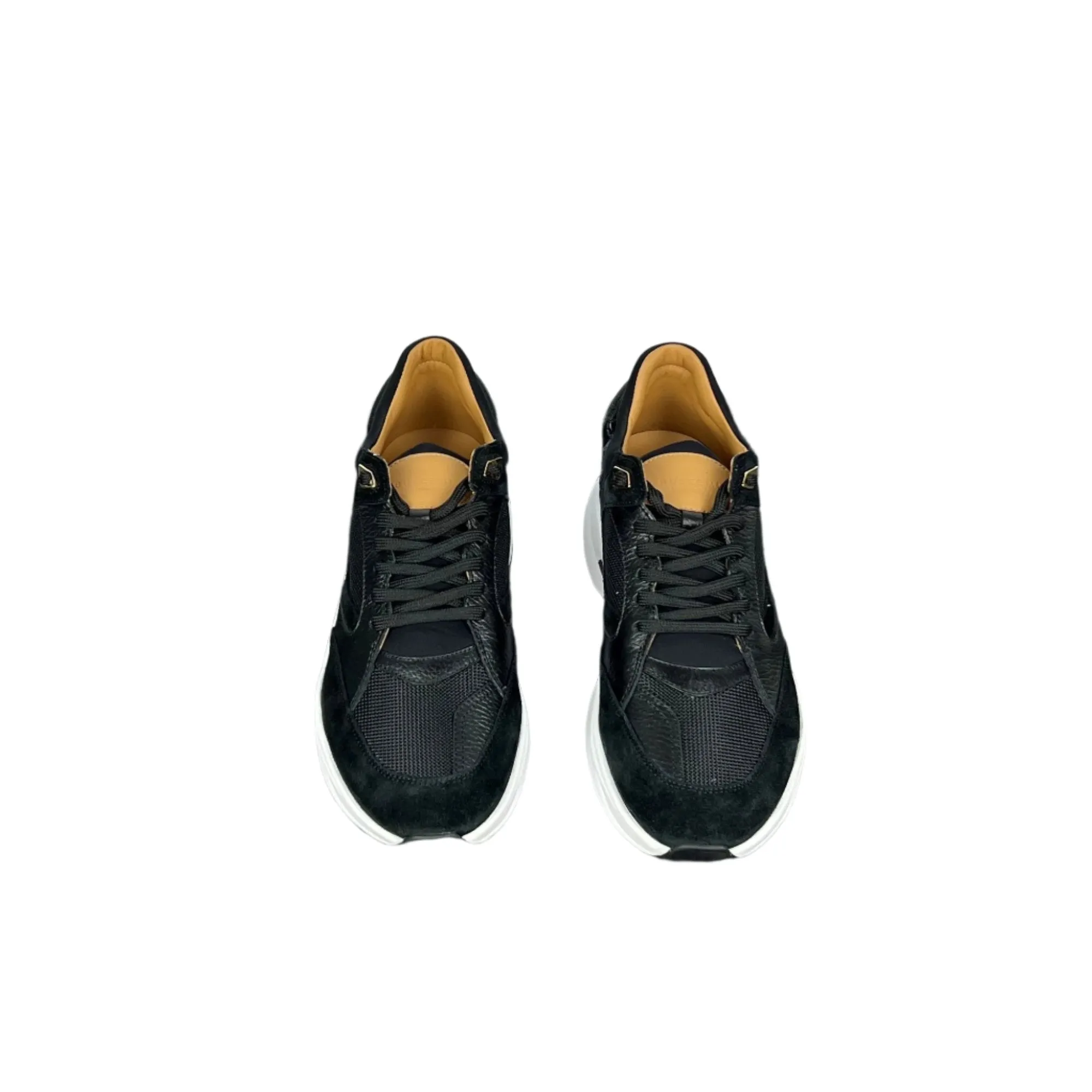 Buscemi Veloce Mix Alce Black Suede Sneakers