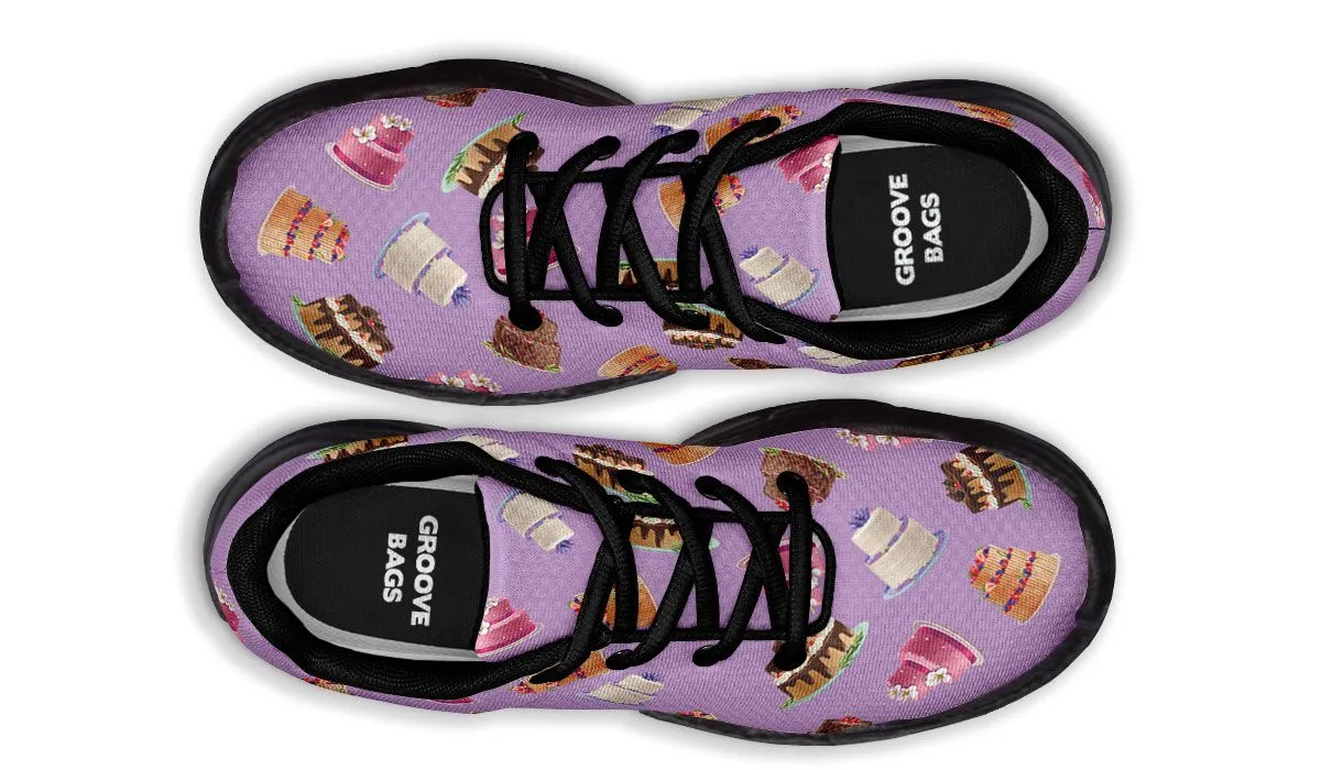 Cake Decorator Purple Chunky Sneakers