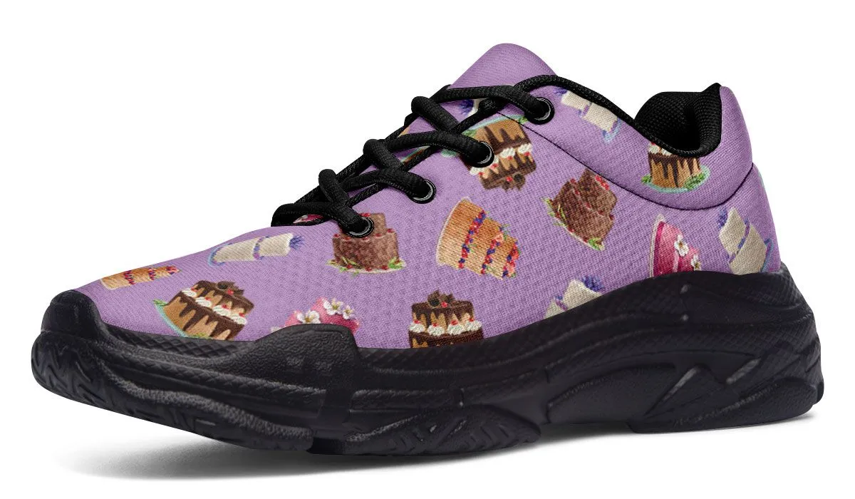Cake Decorator Purple Chunky Sneakers