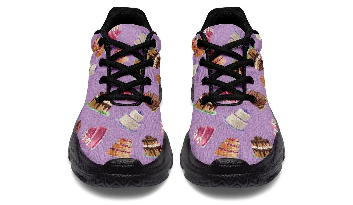 Cake Decorator Purple Chunky Sneakers