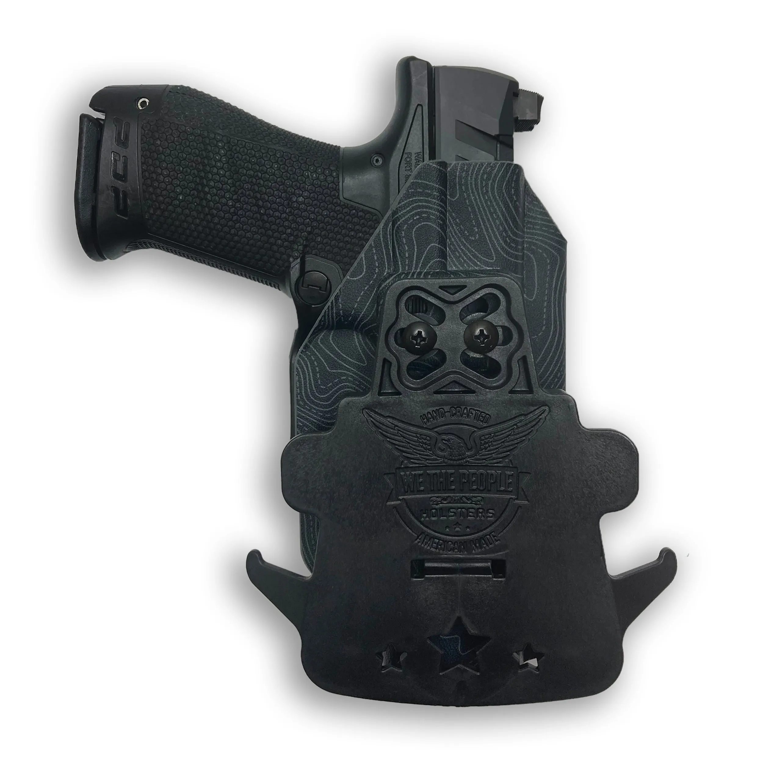 Canik TP9 Elite Combat with Olight Baldr RL Mini OWB Holster