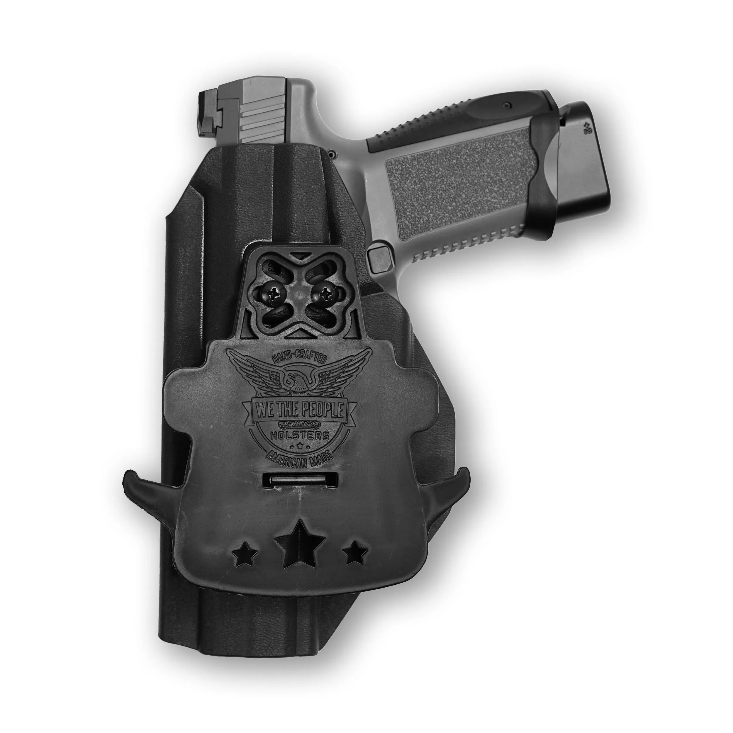 Canik TP9 Elite Combat with Olight Baldr RL Mini OWB Holster