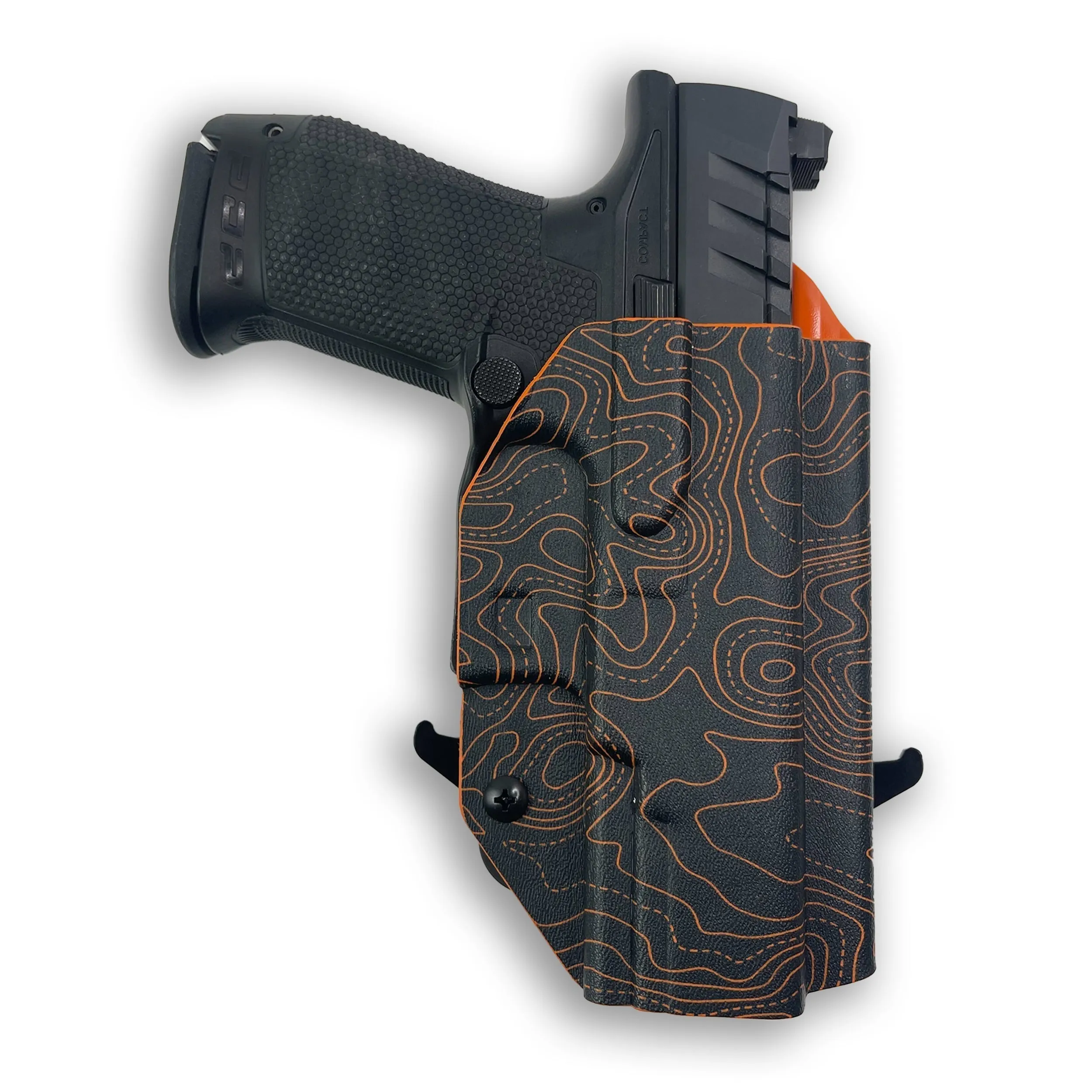 Canik TP9 Elite Combat with Olight Baldr RL Mini OWB Holster