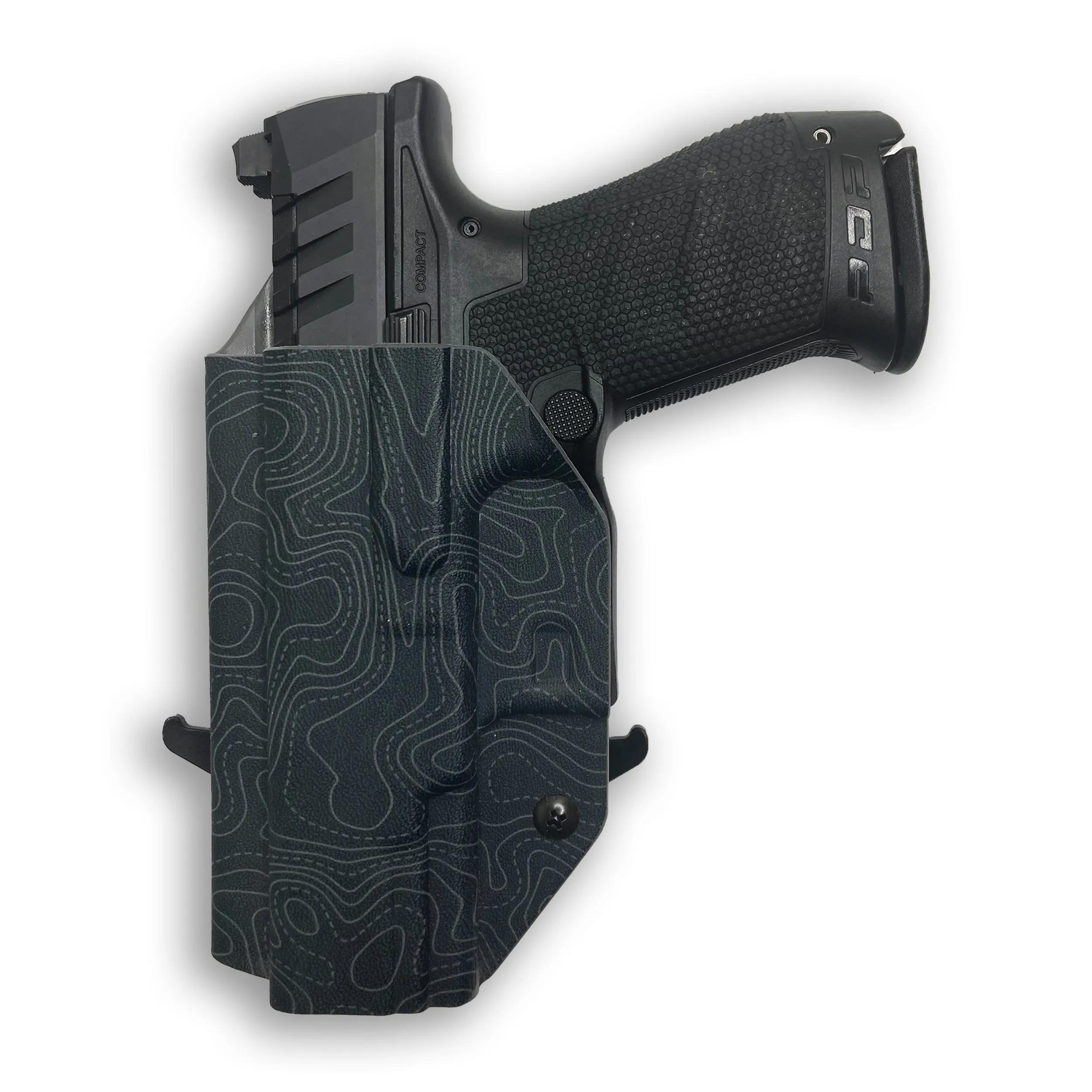 Canik TP9 Elite Combat with Olight Baldr RL Mini OWB Holster