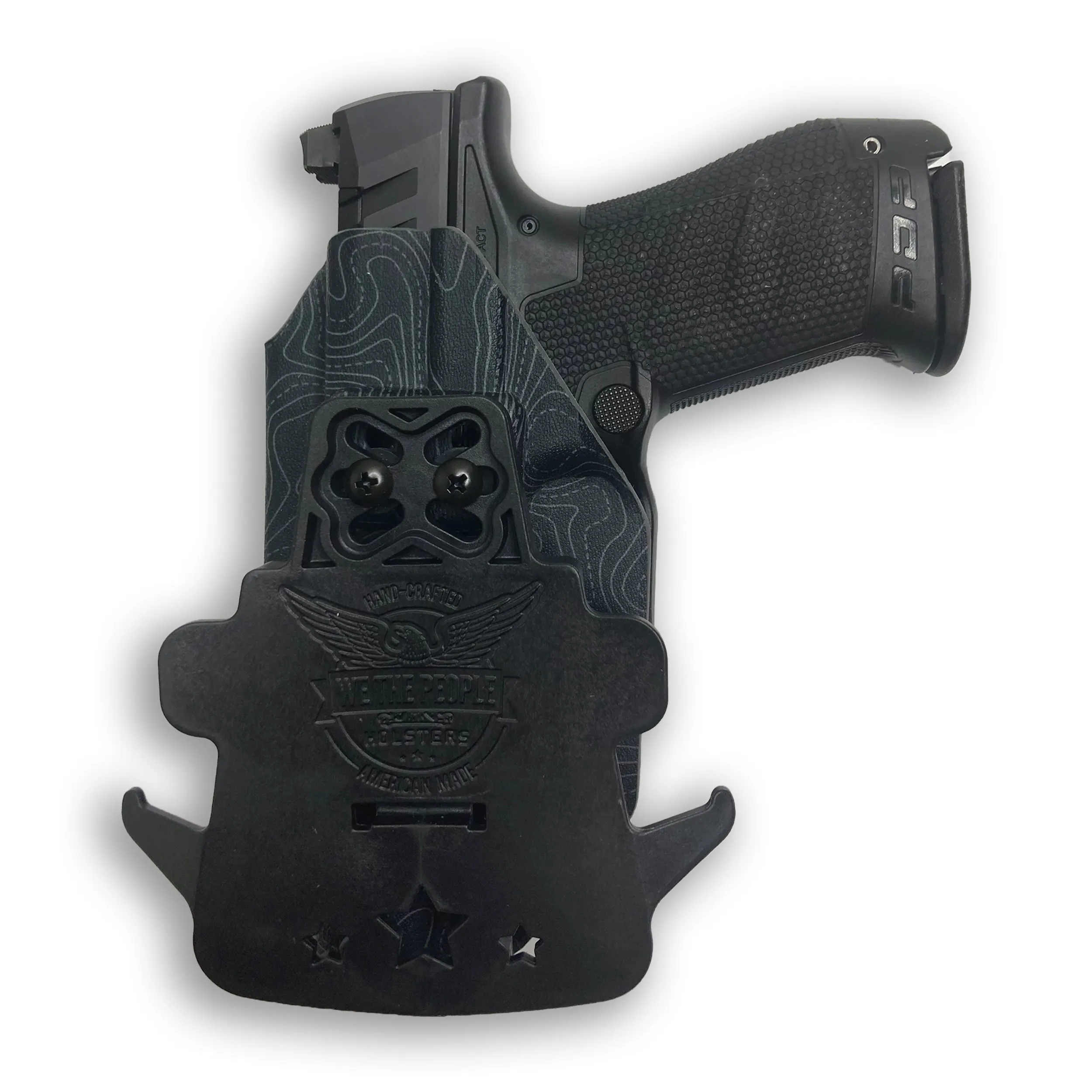 Canik TP9 Elite Combat with Olight Baldr RL Mini OWB Holster