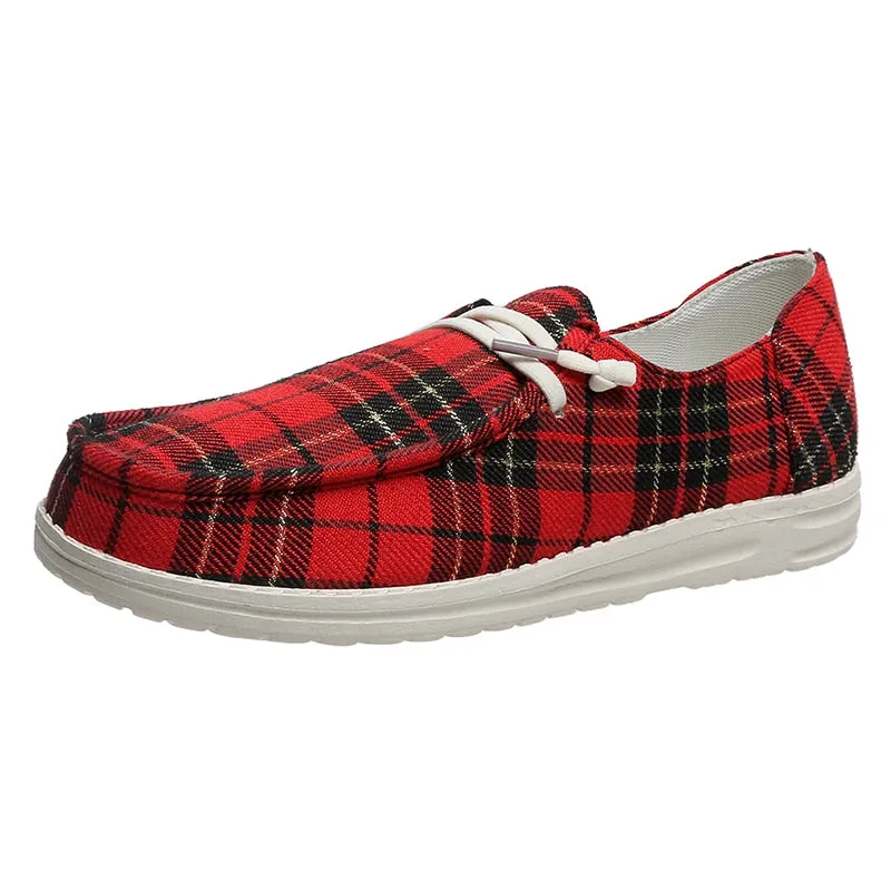 Canvas Woman Shoes Casual cow pattern