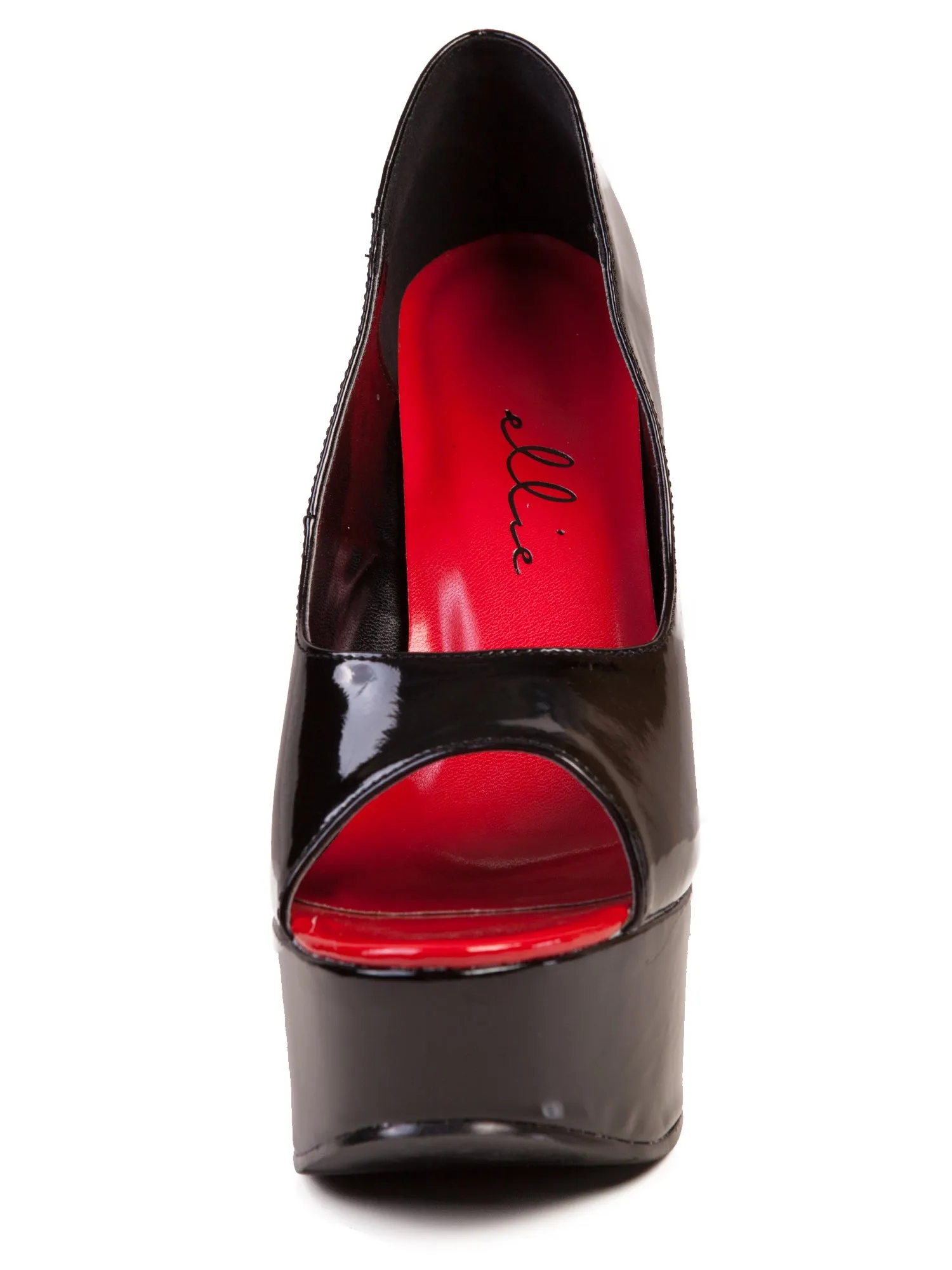 Classic Open Toe Platform Pumps