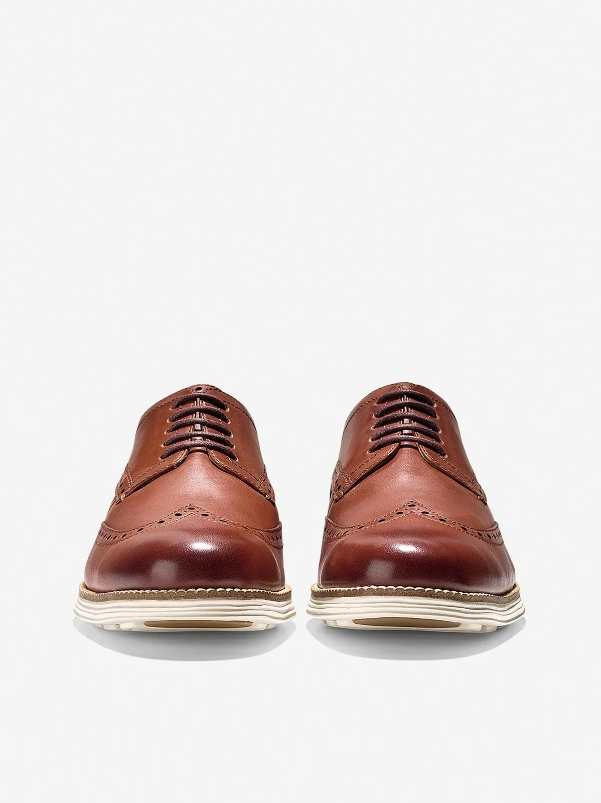 Cole Haan Men's Original Grand Wingtip Oxford Shoes Woodbury/Ivory C20778