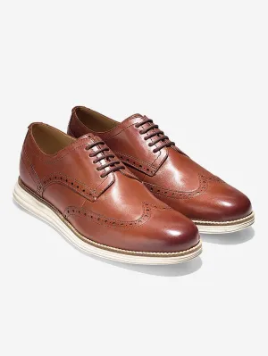 Cole Haan Men's Original Grand Wingtip Oxford Shoes Woodbury/Ivory C20778