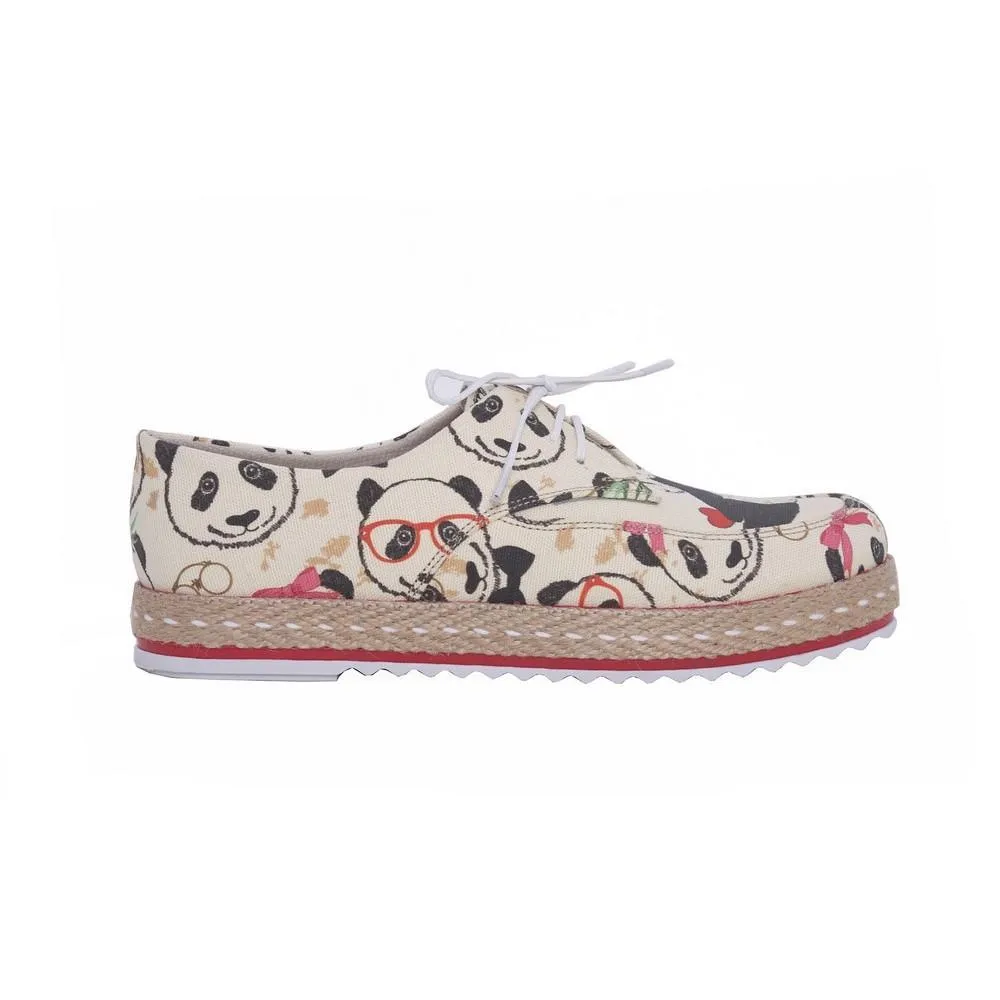 Cute Panda Slip on Sneakers Shoes HSB1688