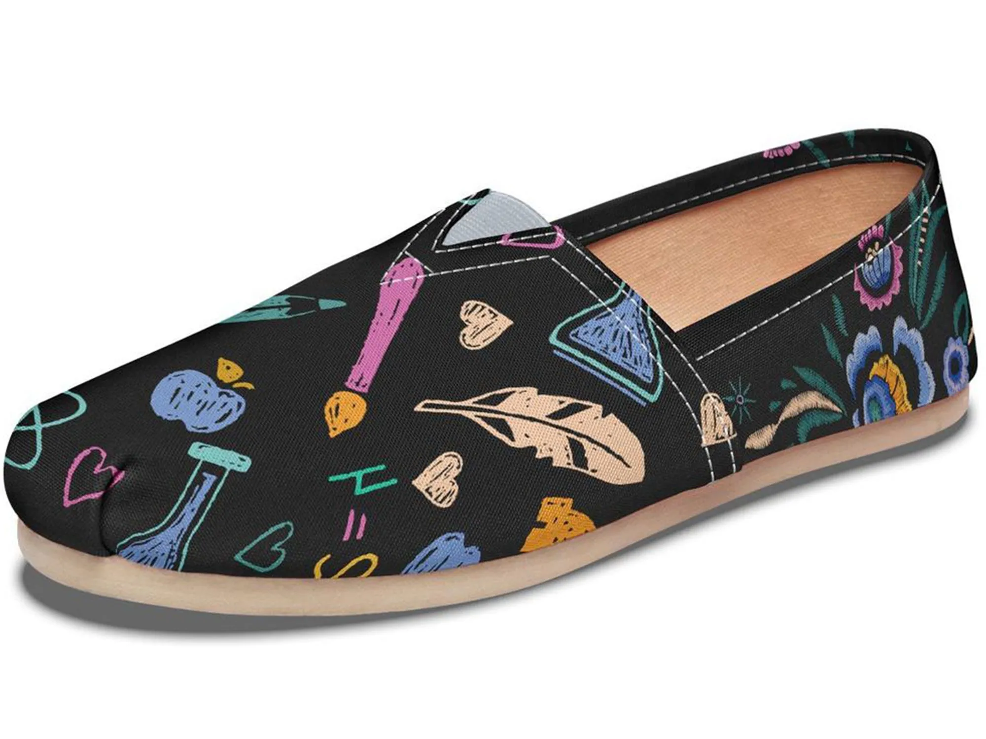 Embroidery Teaching Casual Shoes