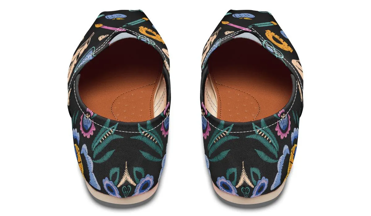 Embroidery Teaching Casual Shoes