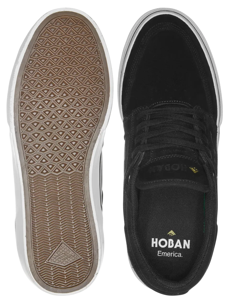 Emerica - Hoban Shoes | Black White