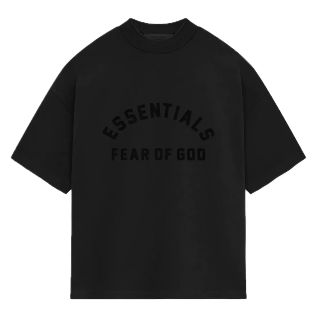 Fear of God Essentials Heavy Jersey Tee 'Jet Black' (FW23)