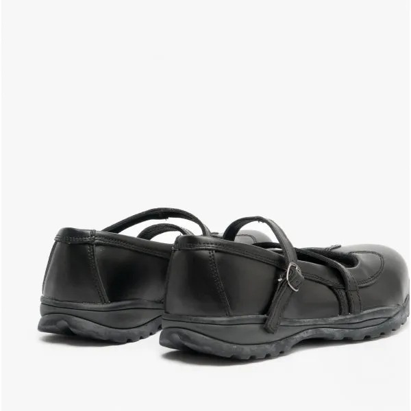 FS55 Ladies Leather Safety Shoes Black