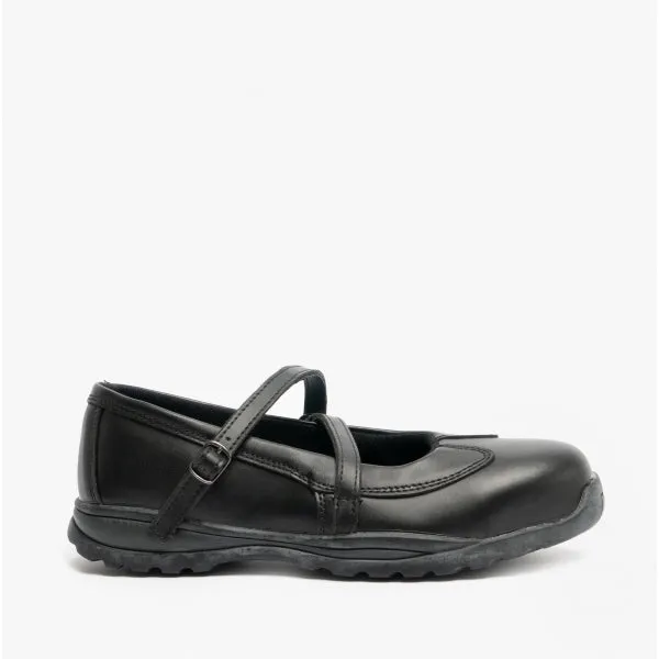 FS55 Ladies Leather Safety Shoes Black