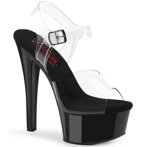 GLEAM-608 Comfort Width Platform 6 Inch Heel