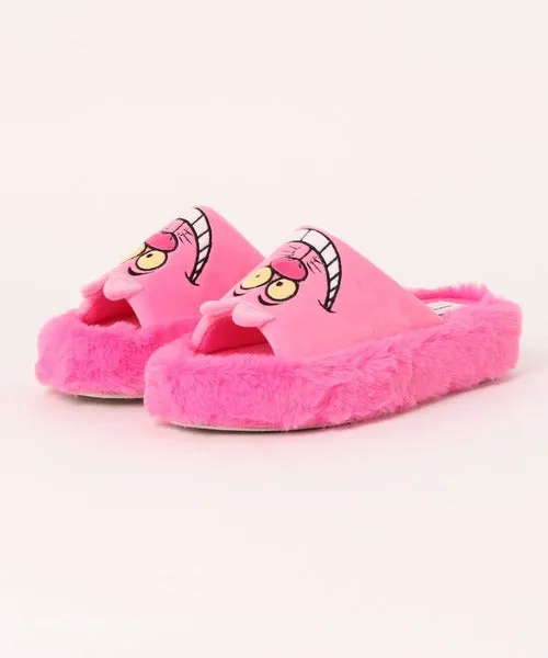 Japan Exclusive - Cheshire Cat Fluffy Platform Shoes Sandals For Adults