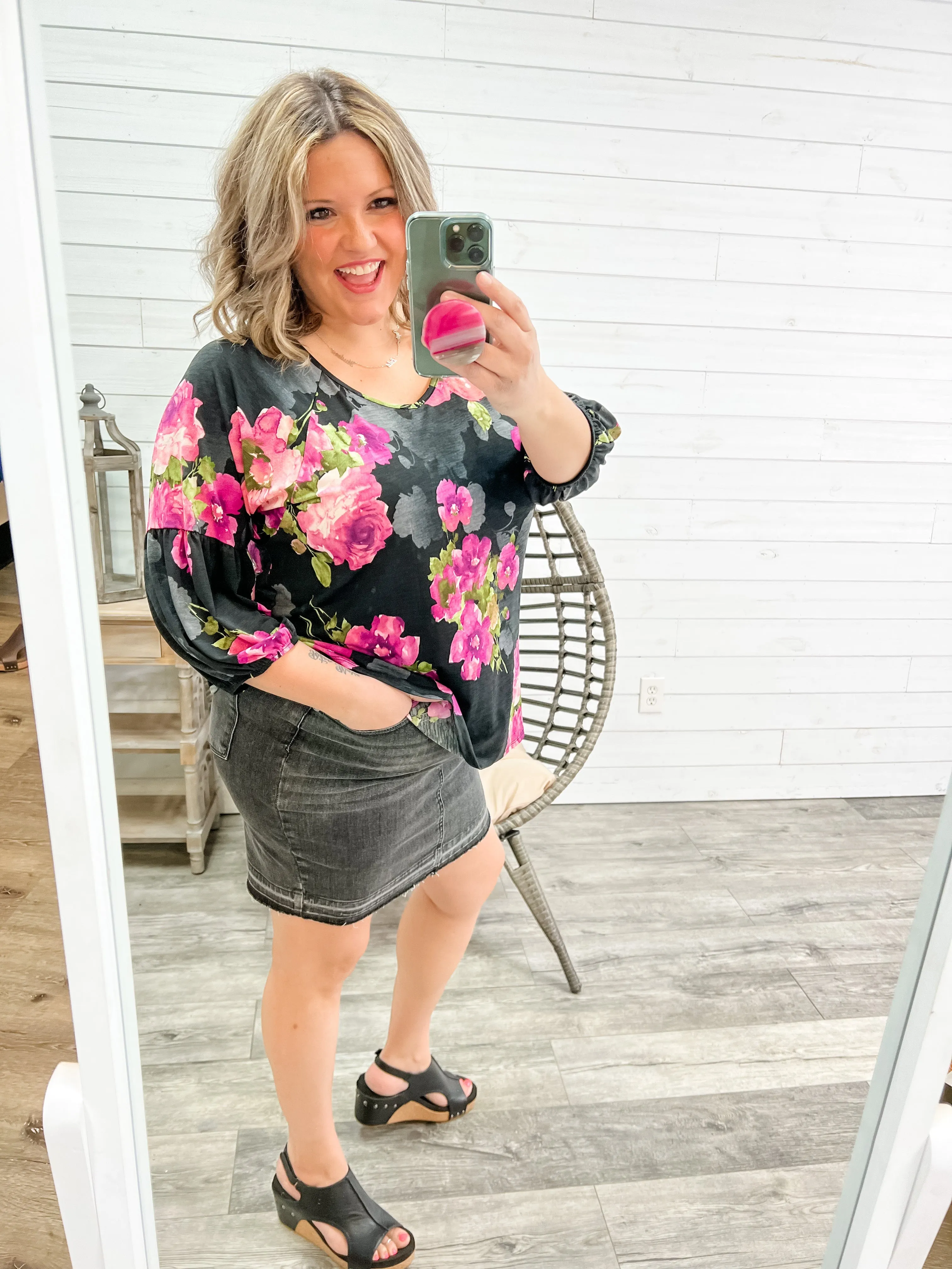 Judy Blue Universal Black Skirt
