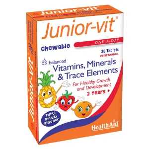 Junior-vit® - Chewable (Tutti-fruity Flavour) Tablets