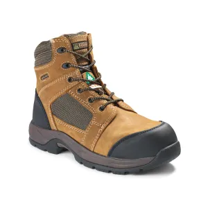 Kodiak Men's Trakker 6" Waterproof Safety Hiker Boots, Leather w/ Composite Toe & Plate, Insulated, Slip & Oil Resistant, CSA Approved | Sizes 7-14