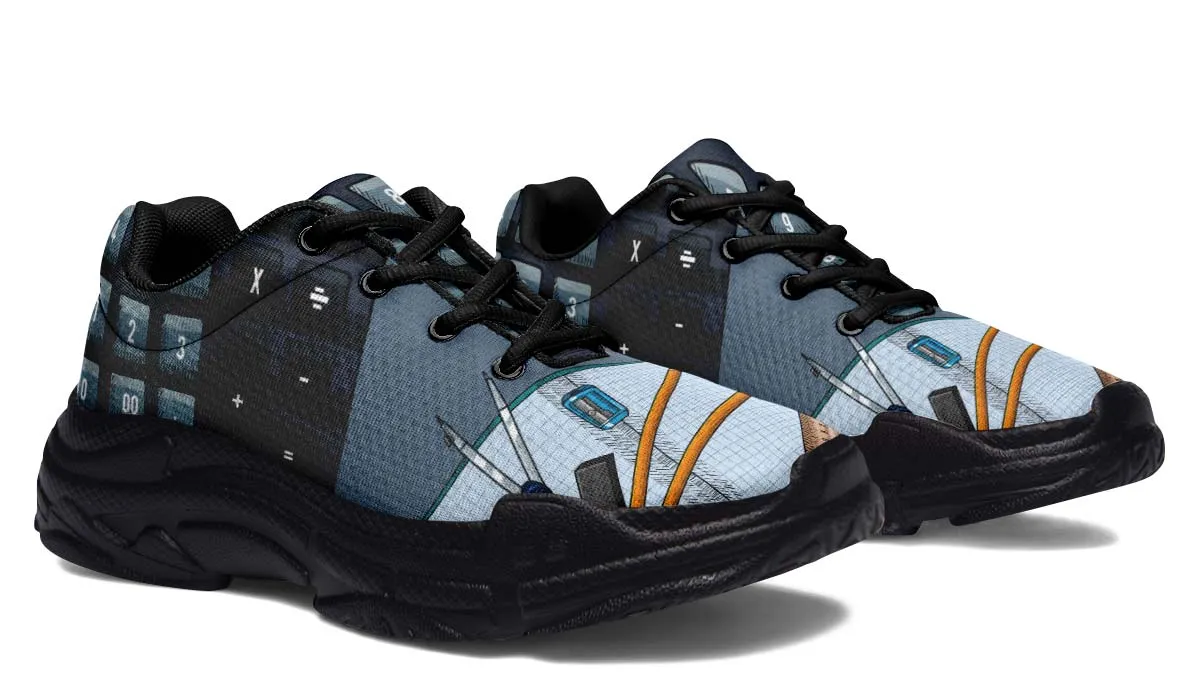 Math Teacher Lifestyle Chunky Sneakers