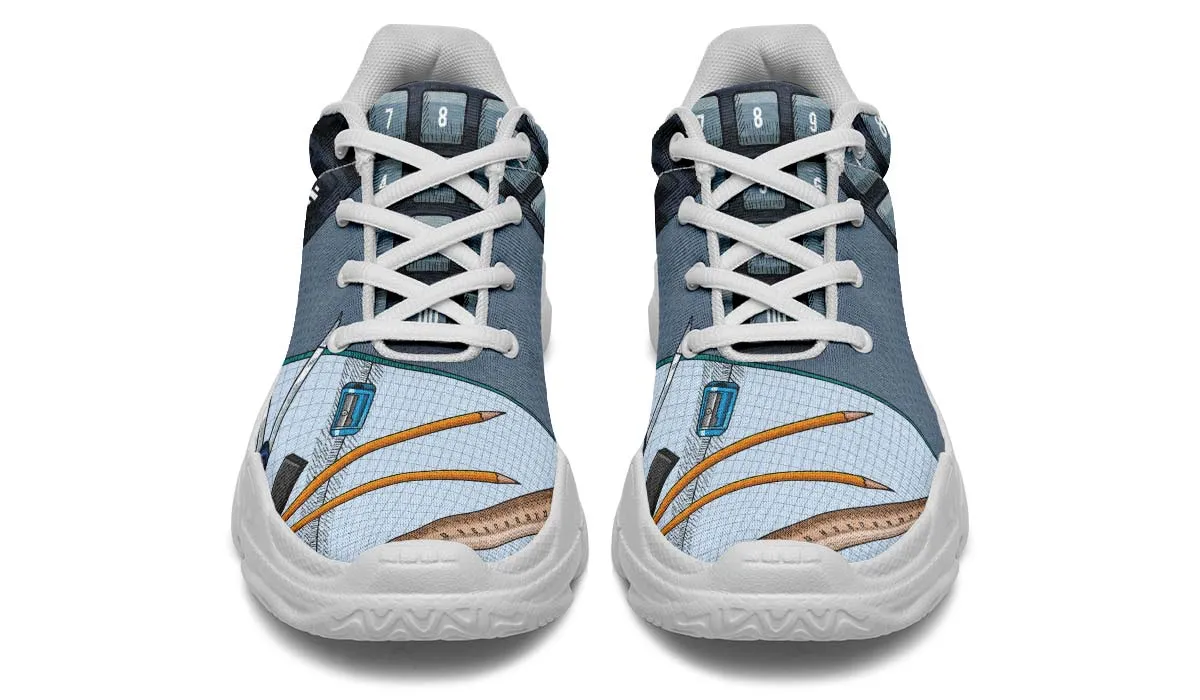 Math Teacher Lifestyle Chunky Sneakers