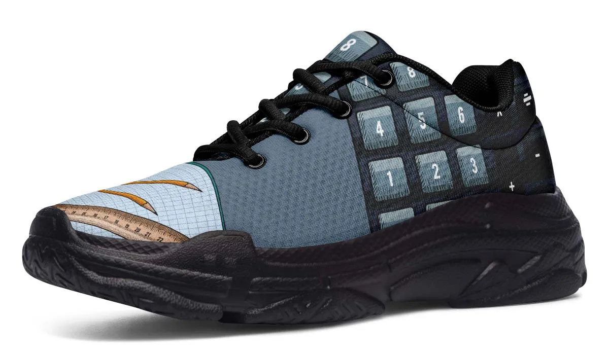Math Teacher Lifestyle Chunky Sneakers